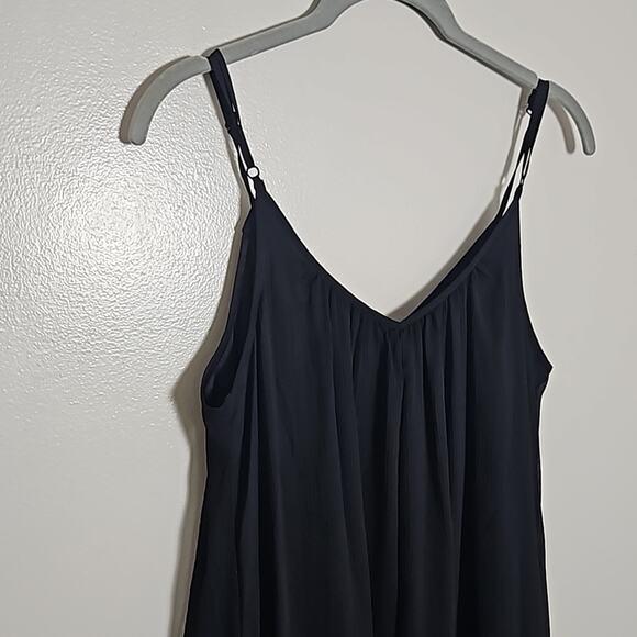 EUC Express Strappy Beaded V Neck Slip Dress Sz Medium - Picture 9 of 12